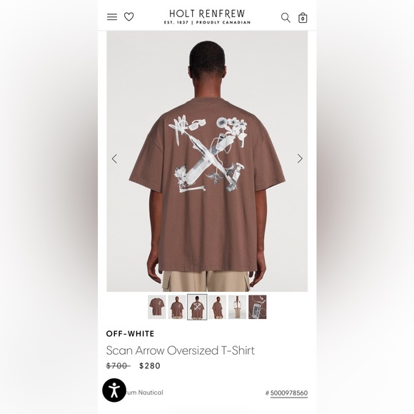 OFF-WHITE
Scan Arrow Oversized T-Shirt - Picture 3 of 3